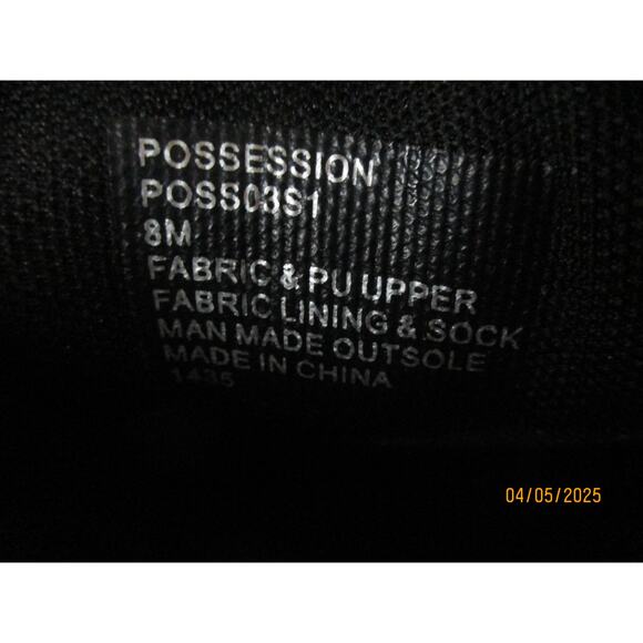 USED Steve Madden Women's Possession Chunky Lace-up Sneakers ,Black/Tan-Size 8 - Picture 5 of 16